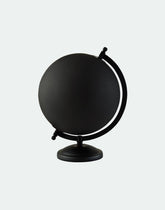 Earth globe black