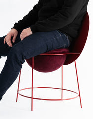 Sedia per struttura in ferro