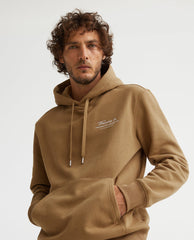 Relaxed brown hoodie