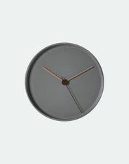 Wall clock gray pink