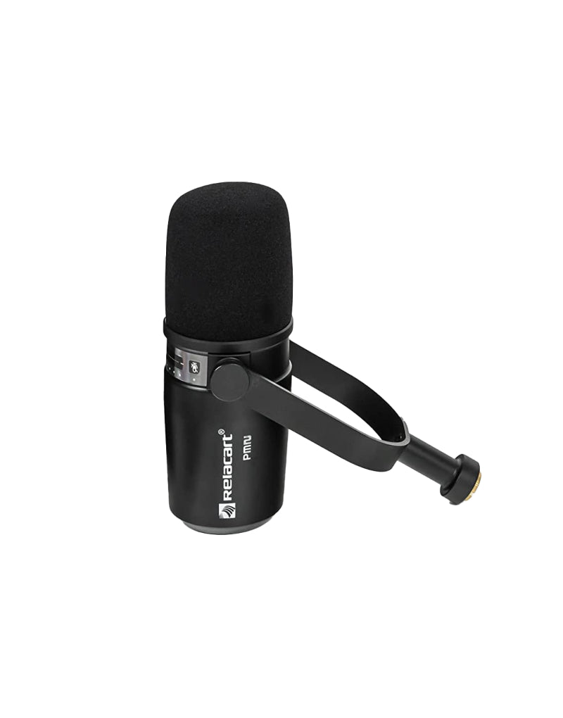 Shure vocal dynamic microphone for podcast