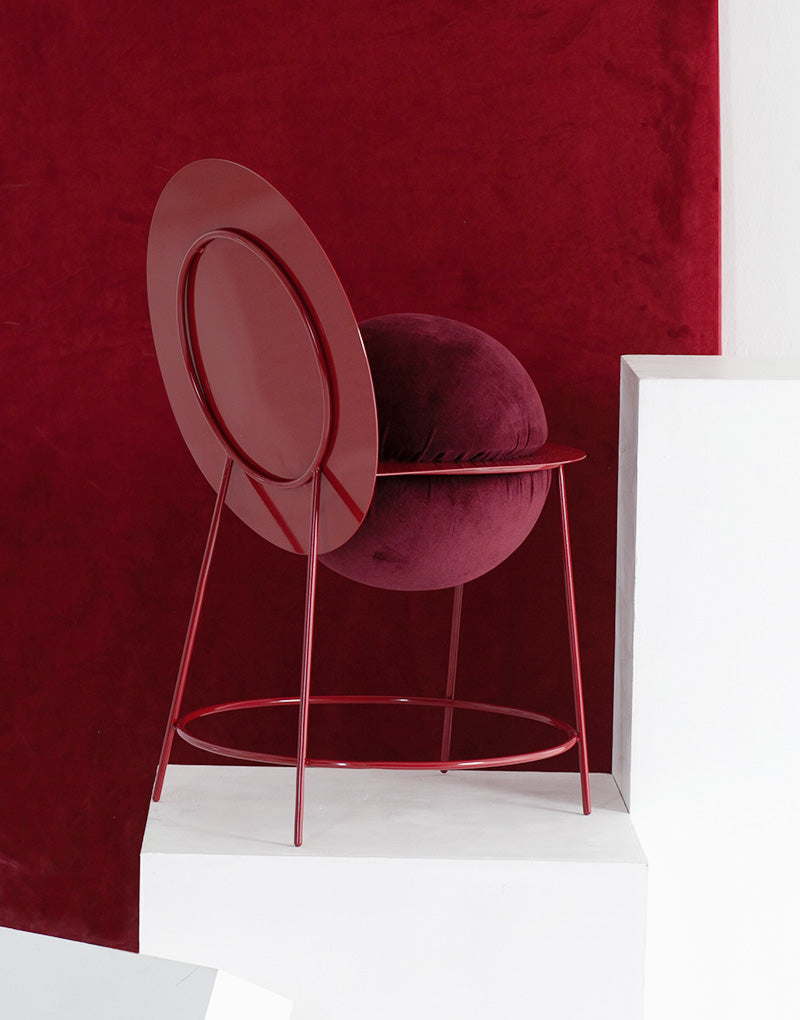 Sedia per struttura in ferro