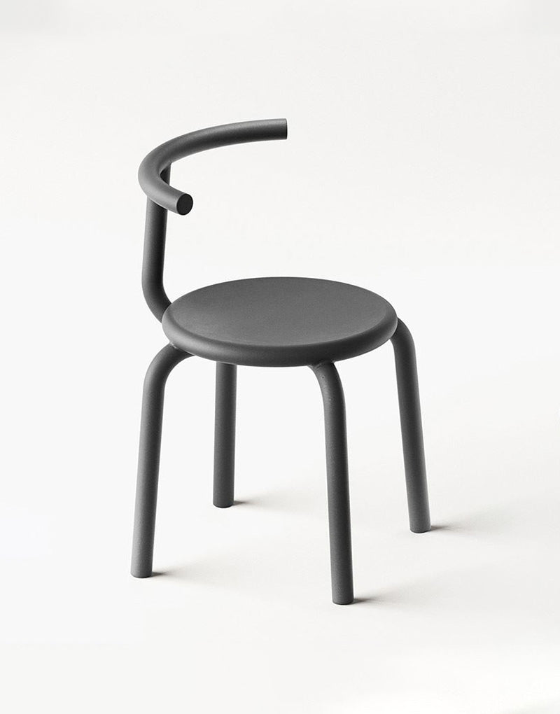 Sedia in tessuto verde