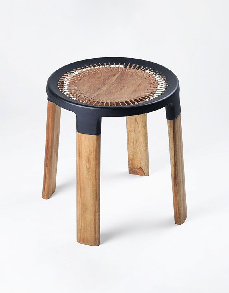 Wood small stool