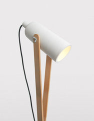 Wooden stand lamp