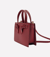 Zip closure mini city bag