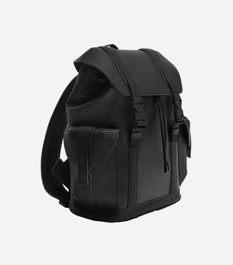Leather backpack