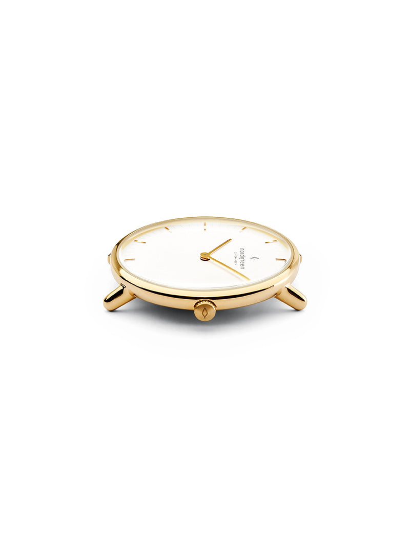 Gold dial watch